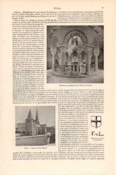LAMINA V46133: Iglesia de San Miguel en Fulda