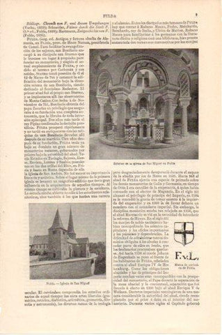 LAMINA V46133: Iglesia de San Miguel en Fulda
