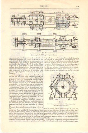 LAMINA V46114: Hipercompresor Sulzer corte longitudinal