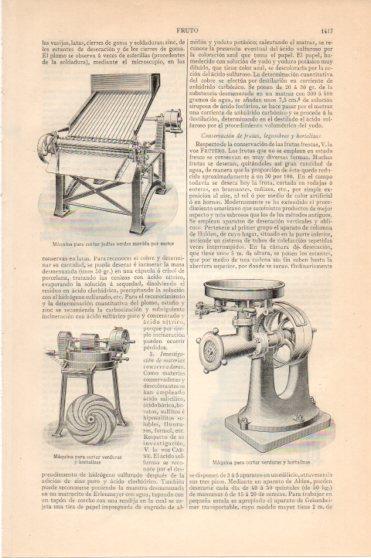 LAMINA V46024: Maquina para cortar verduras