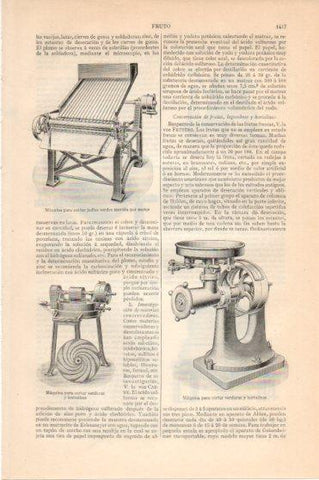 LAMINA V46024: Maquina para cortar verduras