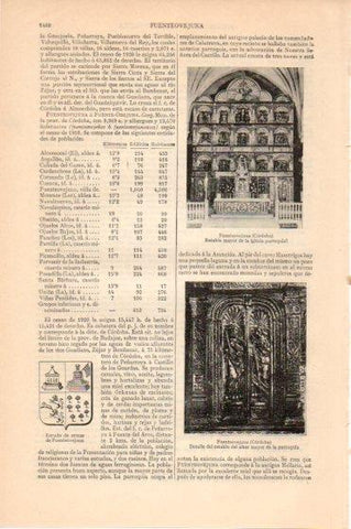 LAMINA V46040: Retablo de la iglesia de Fuenteovejuna, Cordoba