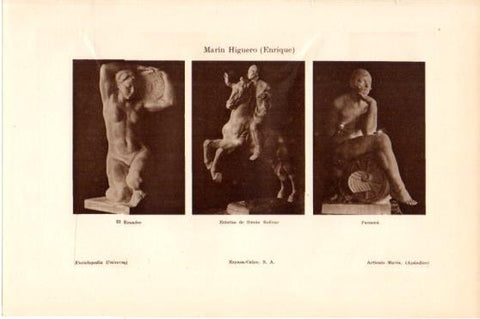 LAMINA V46047: Estatuas por E. Marin Higuero