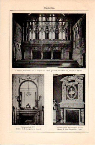 LAMINA V46819: Chimenea Palacio de Justicia de Amiens
