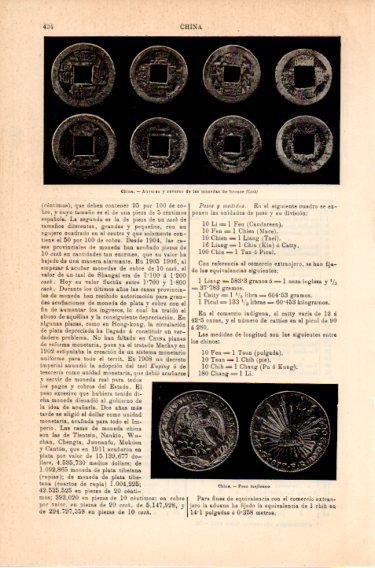 LAMINA V46812: Monedas de China 