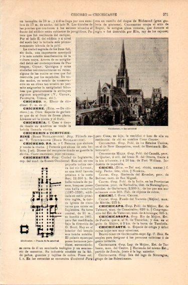 LAMINA V46800: Catedral de Chichester, Inglaterra