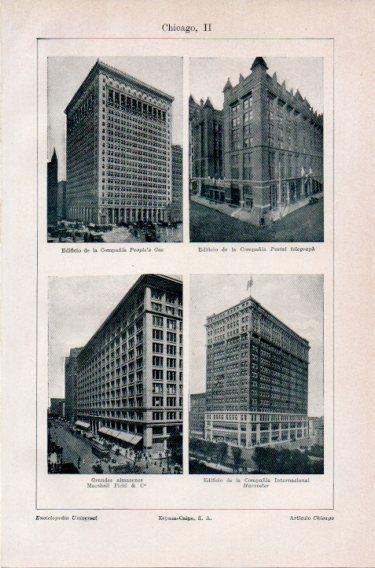 LAMINA V46794: Edificios varios en Chicago
