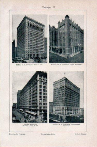 LAMINA V46794: Edificios varios en Chicago
