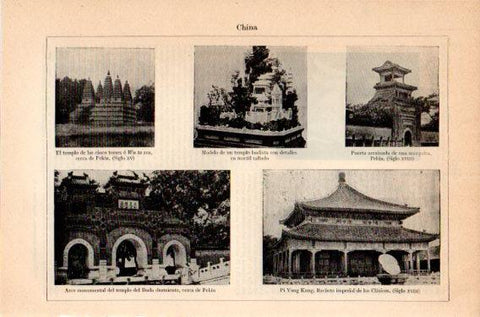 LAMINA V46824: Templos de China