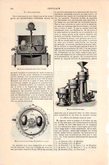 LAMINA V46853: Molinillos para el cacao