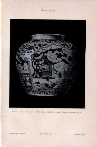 LAMINA V46836: Porcelada del periodo Chia Ching 1522 1566
