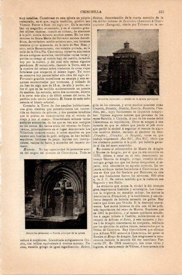 LAMINA V46831: Iglesia de Chinchilla, Albacete