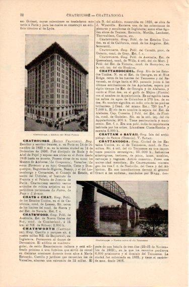LAMINA V46752: Hotel Patten en Chattanooga