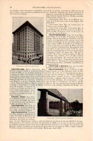LAMINA V46752: Hotel Patten en Chattanooga