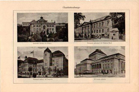LAMINA V46739: Edificios en Charlottenburgo