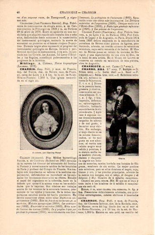 LAMINA V46734: Charro y miniatura por Charring Fanny