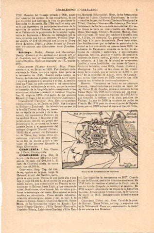LAMINA V46729: Plano de las fortificaciones de Charleroi