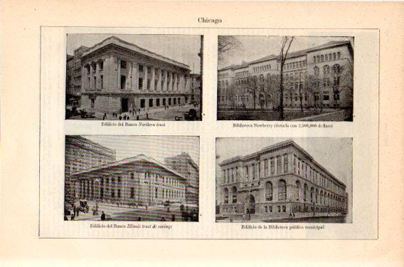 LAMINA V46779: Edificios en Chicago