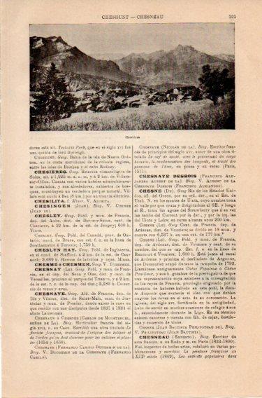 LAMINA V46778: Vista de Chesieres