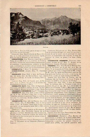 LAMINA V46778: Vista de Chesieres