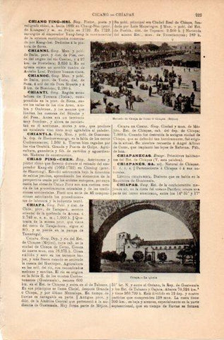 LAMINA V46772: Mercado e iglesia de Chiapa
