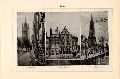 LAMINA V46945: Vistas de Delft, Paises Bajos