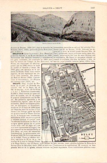 LAMINA V46944: Plano de Delft, Paises Bajos