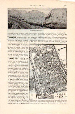 LAMINA V46944: Plano de Delft, Paises Bajos