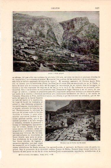 LAMINA V46942: Vista general de Delfos