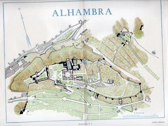 LAMINA V46954: Plano de la Alhambra