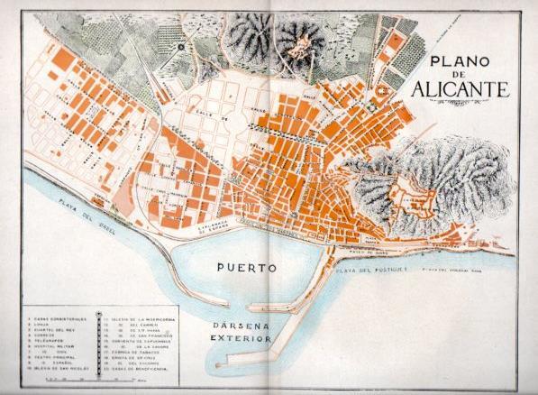 LAMINA V46962: Plano de Alicante