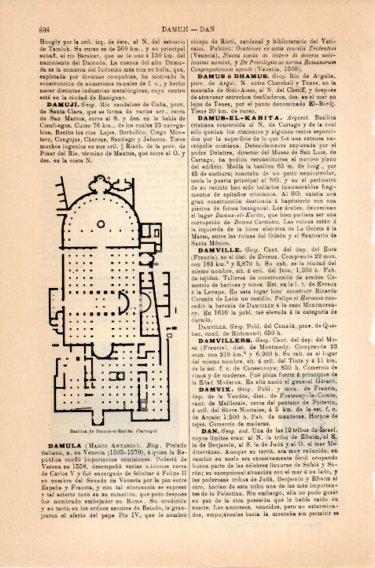 LAMINA V46886: Planta basilica de Damus-el-Karita