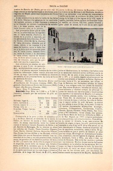 LAMINA V46879: Iglesia y plaza en Dalias, Almeria