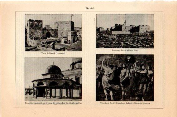 LAMINA V46918: Torre de David, Tumba de David y Templete en Jerusalen