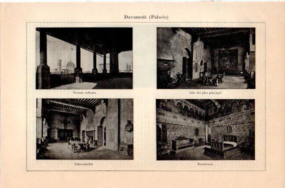 LAMINA V46914: Interior Palacio Davanzati, Florencia