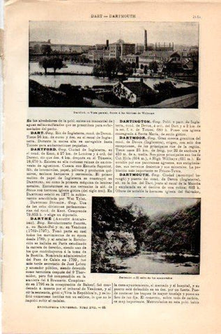 LAMINA V46911: Vista parcial de Dartford, Inglaterra