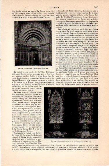 LAMINA V46910: Puerta del Perdon en Colegiata de Daroca