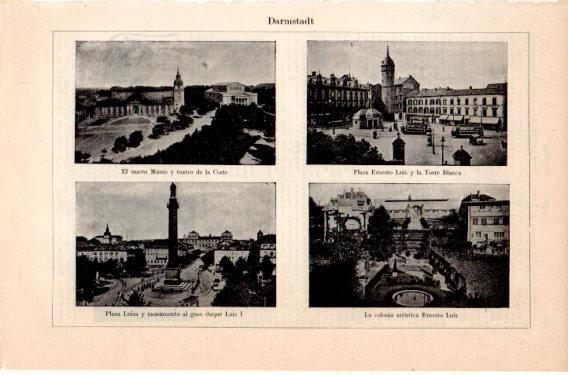LAMINA V46908: Vistas de Darmstadt, Alemania