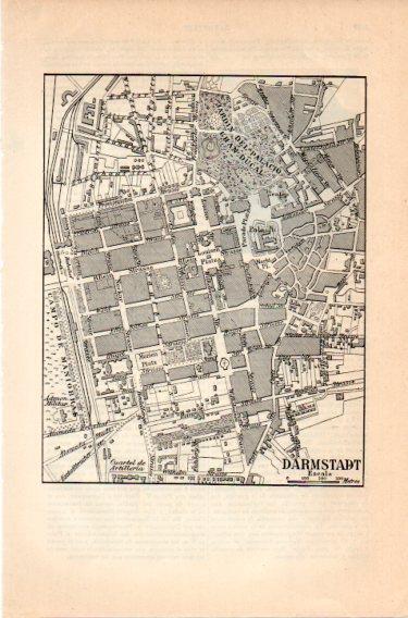 LAMINA V46906: Plano de Darmstadt, Alemania