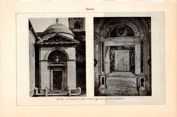 LAMINA V46895: Sepulcro de Dante en Ravena
