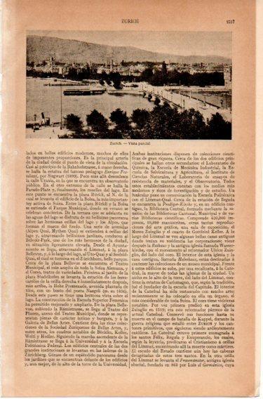 LAMINA V46723: Vista parcial de Zurich