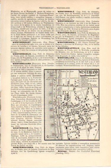 LAMINA V46545: Plano de Westerland, Alemania