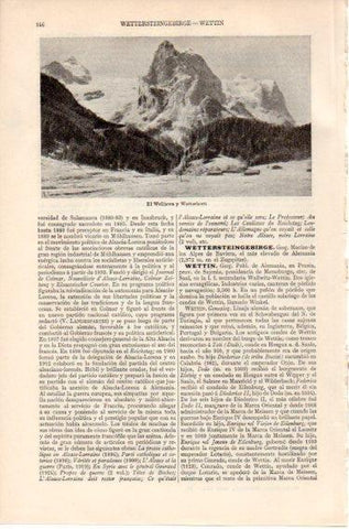 LAMINA V46542: El Wellhorn y Wetterhorn