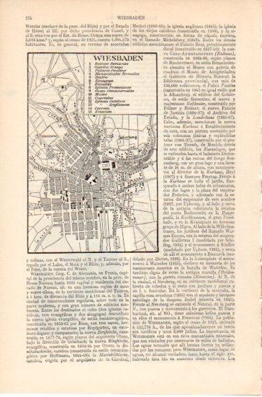 LAMINA V46539: Plano de Wiesbaden