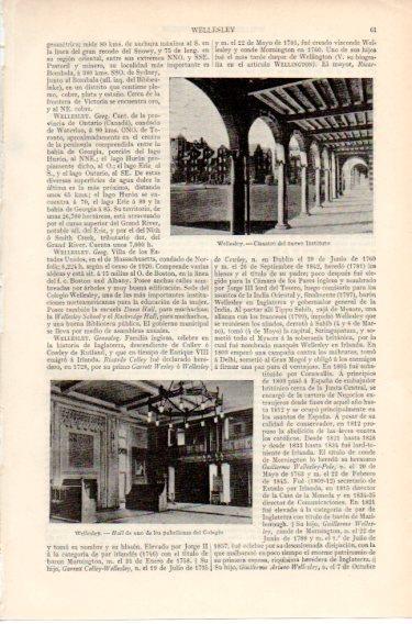 LAMINA V46537: Claustro del Instituto de Wellesley