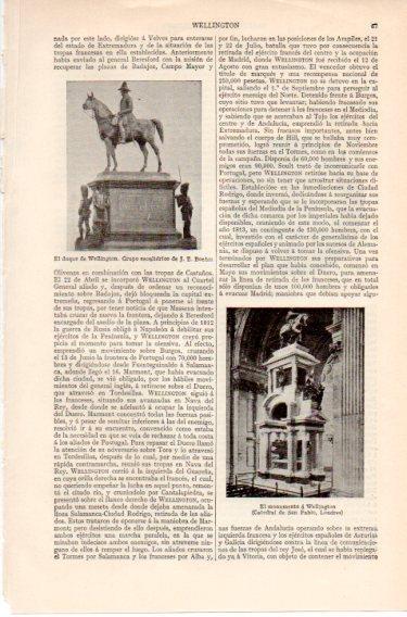 LAMINA V46533: Monumento a Wellington, Londres