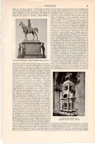 LAMINA V46533: Monumento a Wellington, Londres