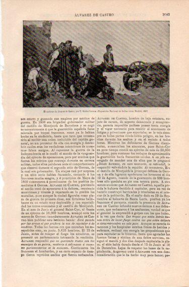 LAMINA V46529: El cadaver de Alvarez de Castro por T. Muñoz Lucena