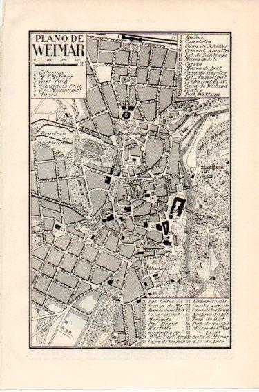 LAMINA V46525: Plano de Weimar, Alemania