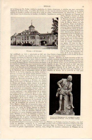 LAMINA V46524: Estatua de Shakespeare por O. Lessing